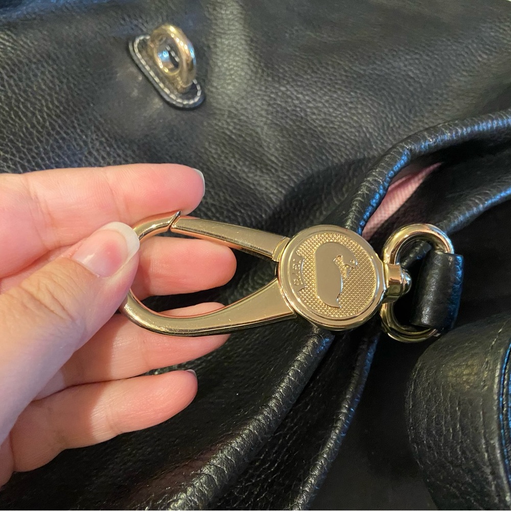 Genuine Pebble Leather Dooney And Bourke Shoulder Bag… Gem